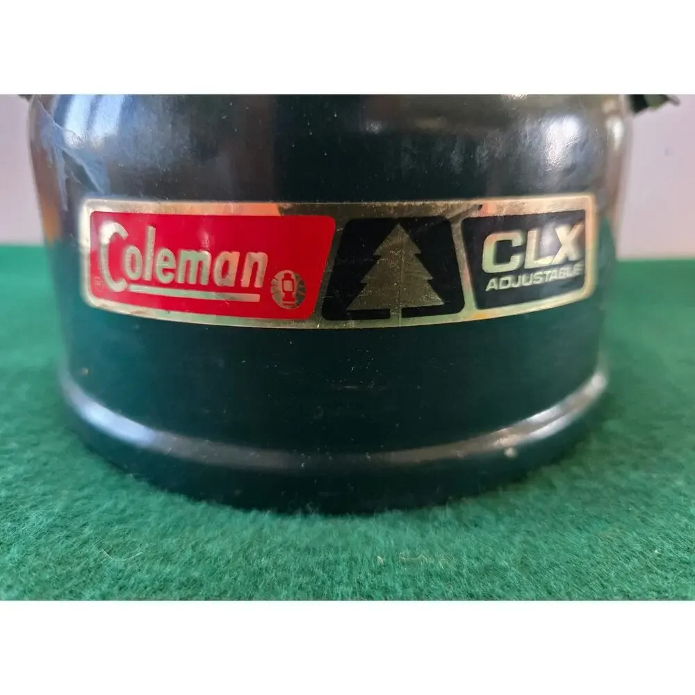 Vintage 1980's Coleman CLX adj model 290 double mantle gas lantern
